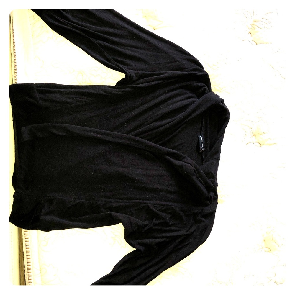 Black cardigan